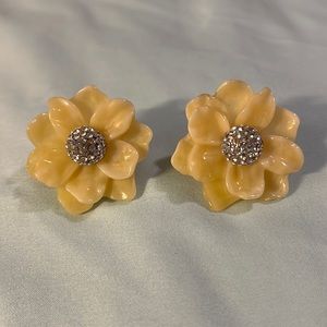 Lele Sadoughi Gardenia Stud Earrings